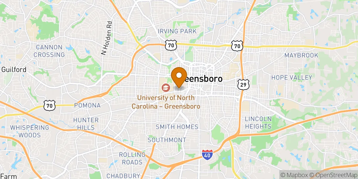  neighborhood map in Greensboro, NC